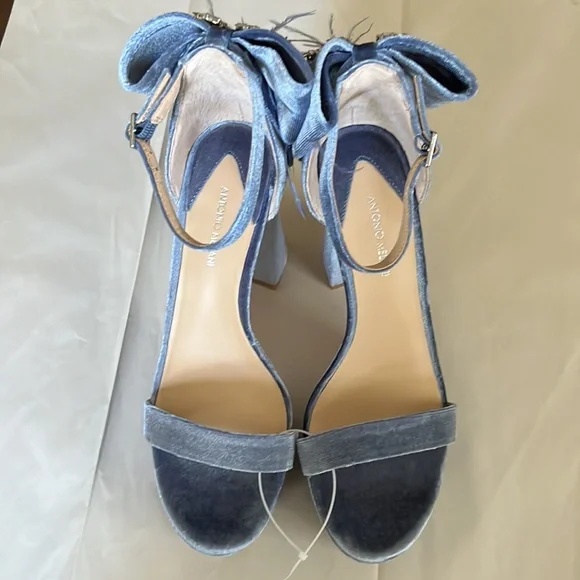 Antonio Melani Janie Velvet Platform Dress Sandals - Picture 8 of 12